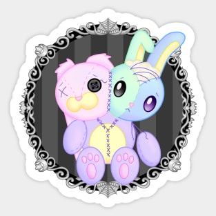 Tattered Plush Sticker